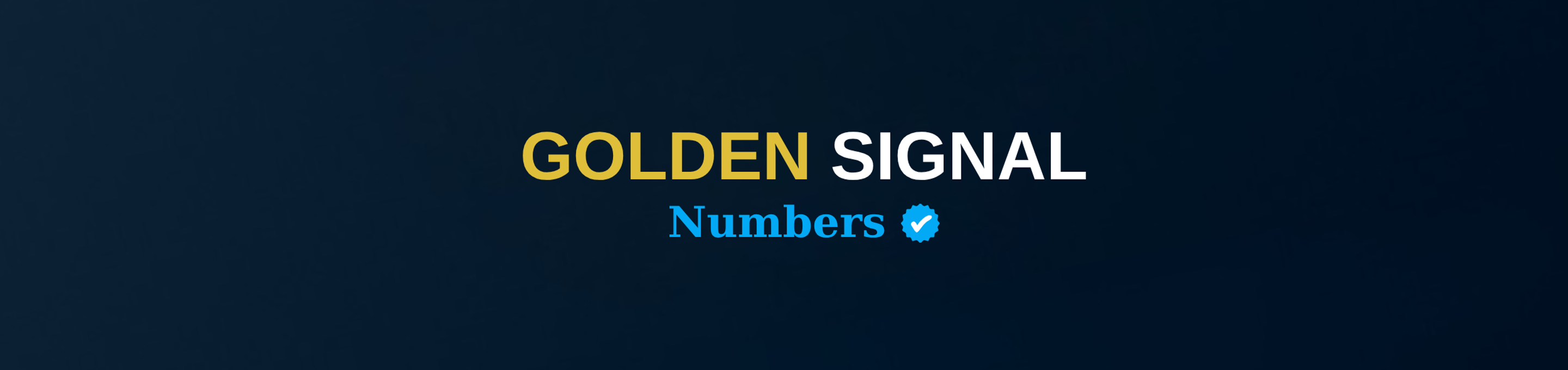 Golden Signal Numbers