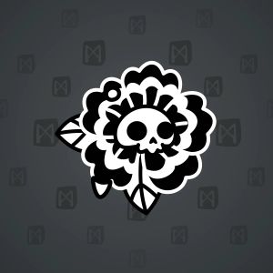 Skull Flower #6988